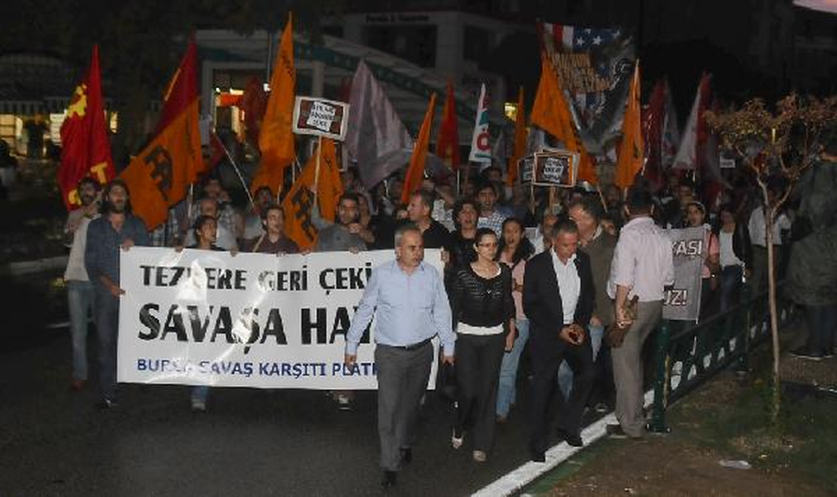 Tezkere Bursa\'da Protesto Edildi