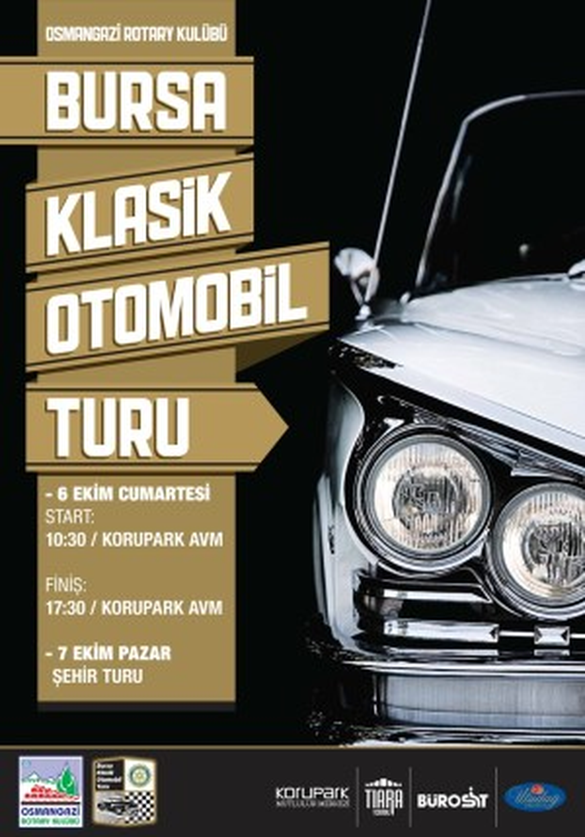 Bursa\'da \'Klasik Otomobil Şenliği\'