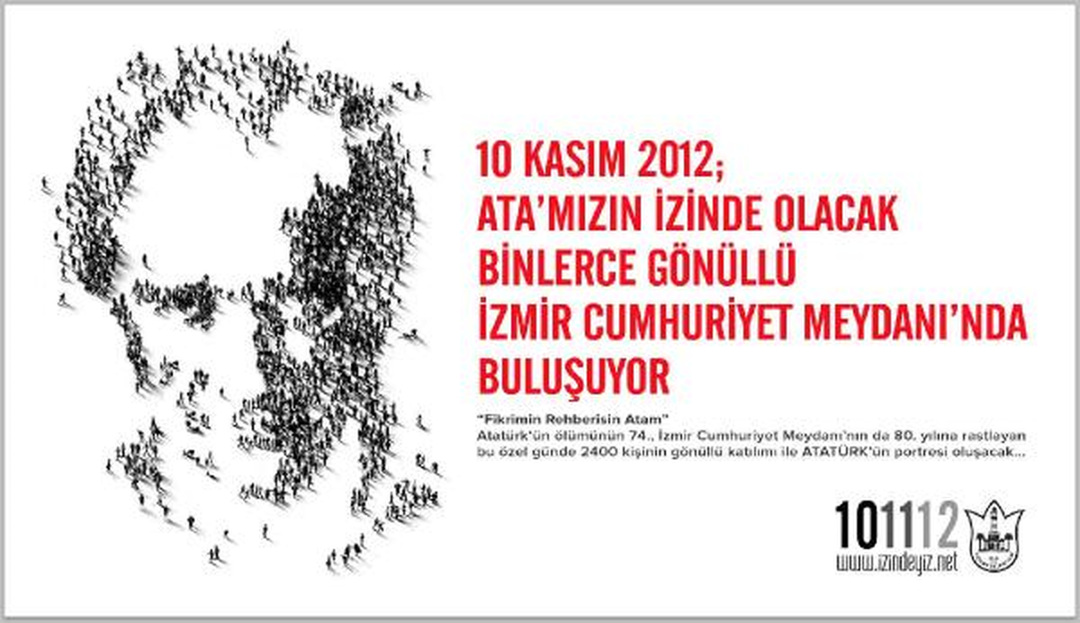 2 Bin 400 Kişiden Atatürk Portresi