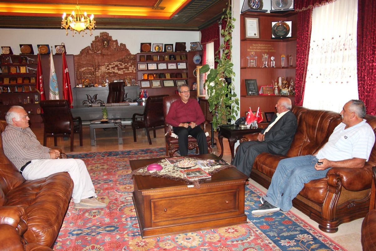 Hacıbektaş Veli Kültür Derneği Ünver\'i Ziyaret Etti