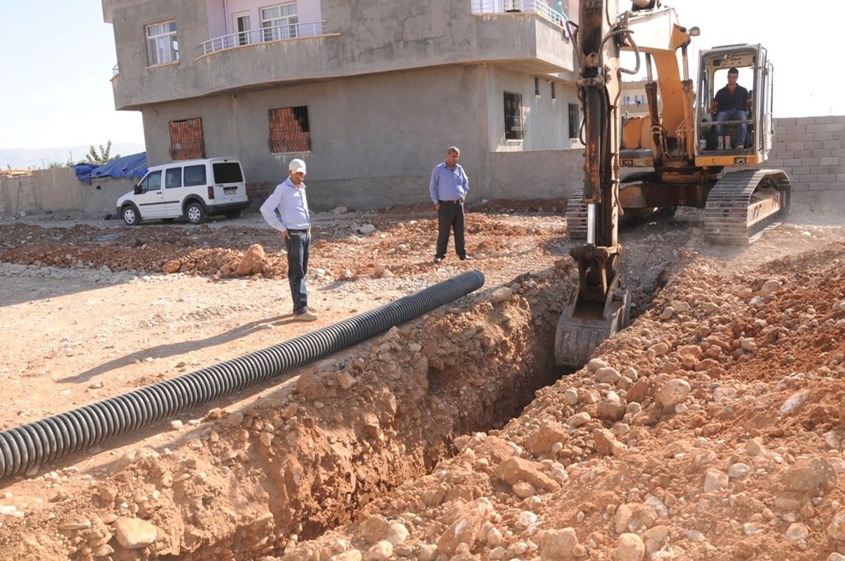 Silopi Belediyesi\'nde Altyapı Çalışmaları