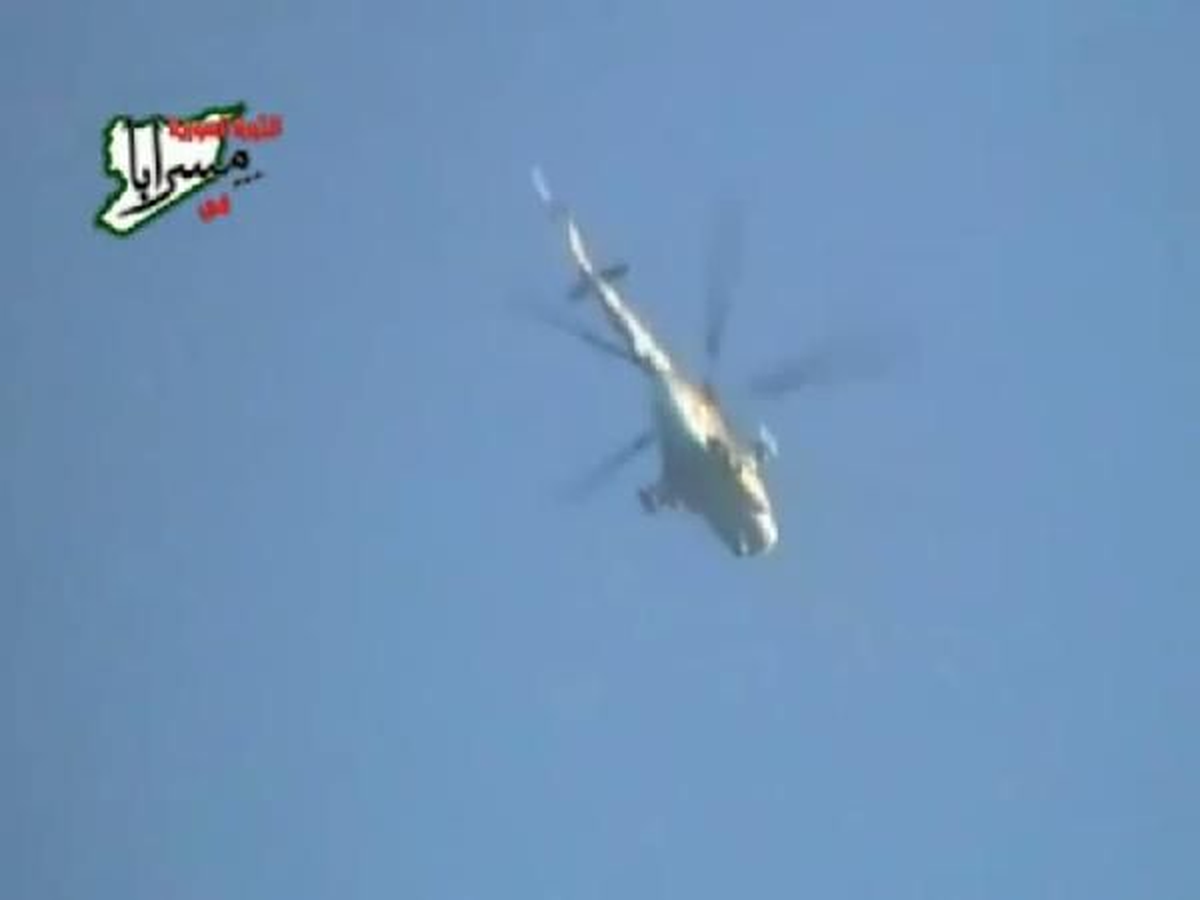 Suriyeli Muhalifler Helikopter Düşürdü