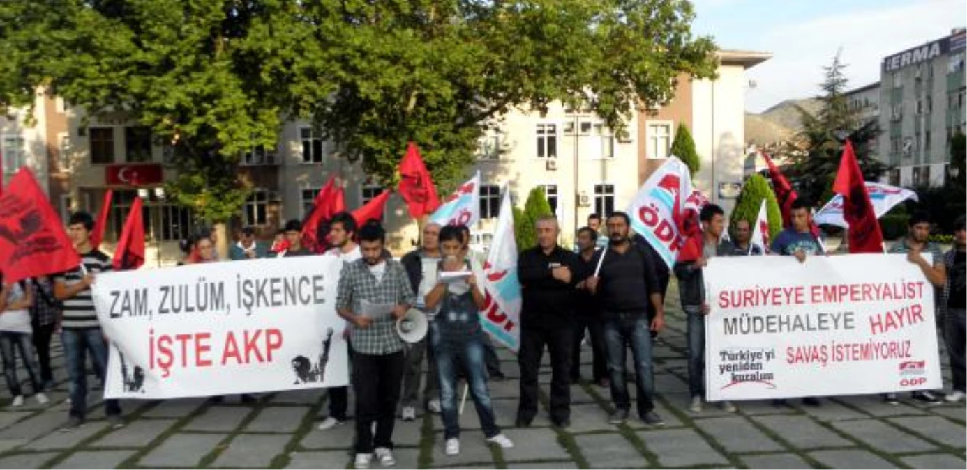 Tokat'ta Ödp'den 'Tezkere' Tepkisi