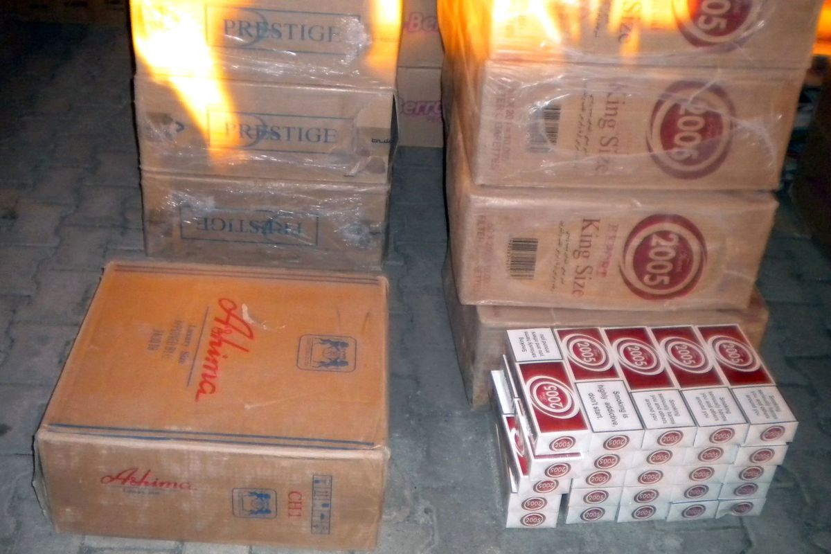 Kelkit\'te Gümrük Kaçağı 46 Bin 250 Paket Sigara Ele Geçirildi