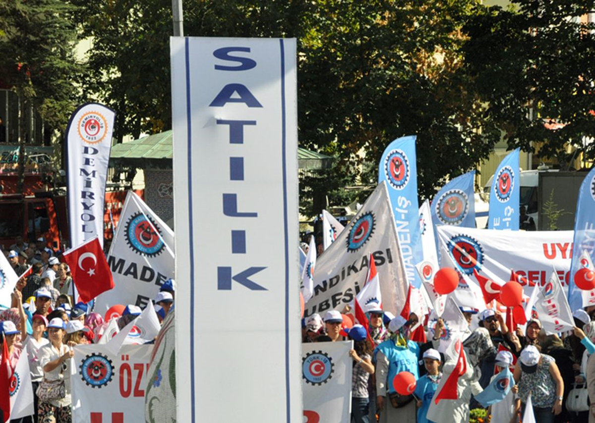 "Linyitler ve Termik Santraller Özelleştirilemez" Mitingi