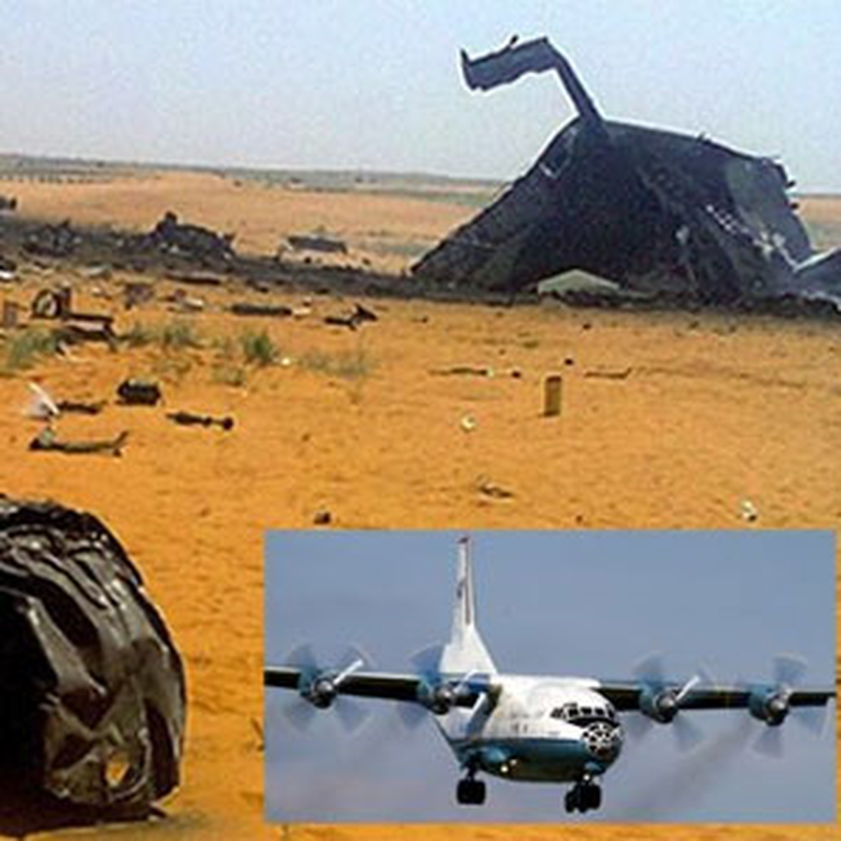 Sudan\'da Düşen Askeri Uçak