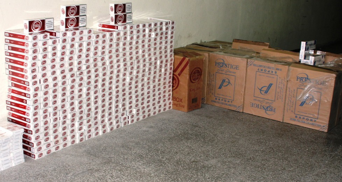 Bolu\'da Gümrük Kaçağı 15 Bin Paket Sigara Yakalandı
