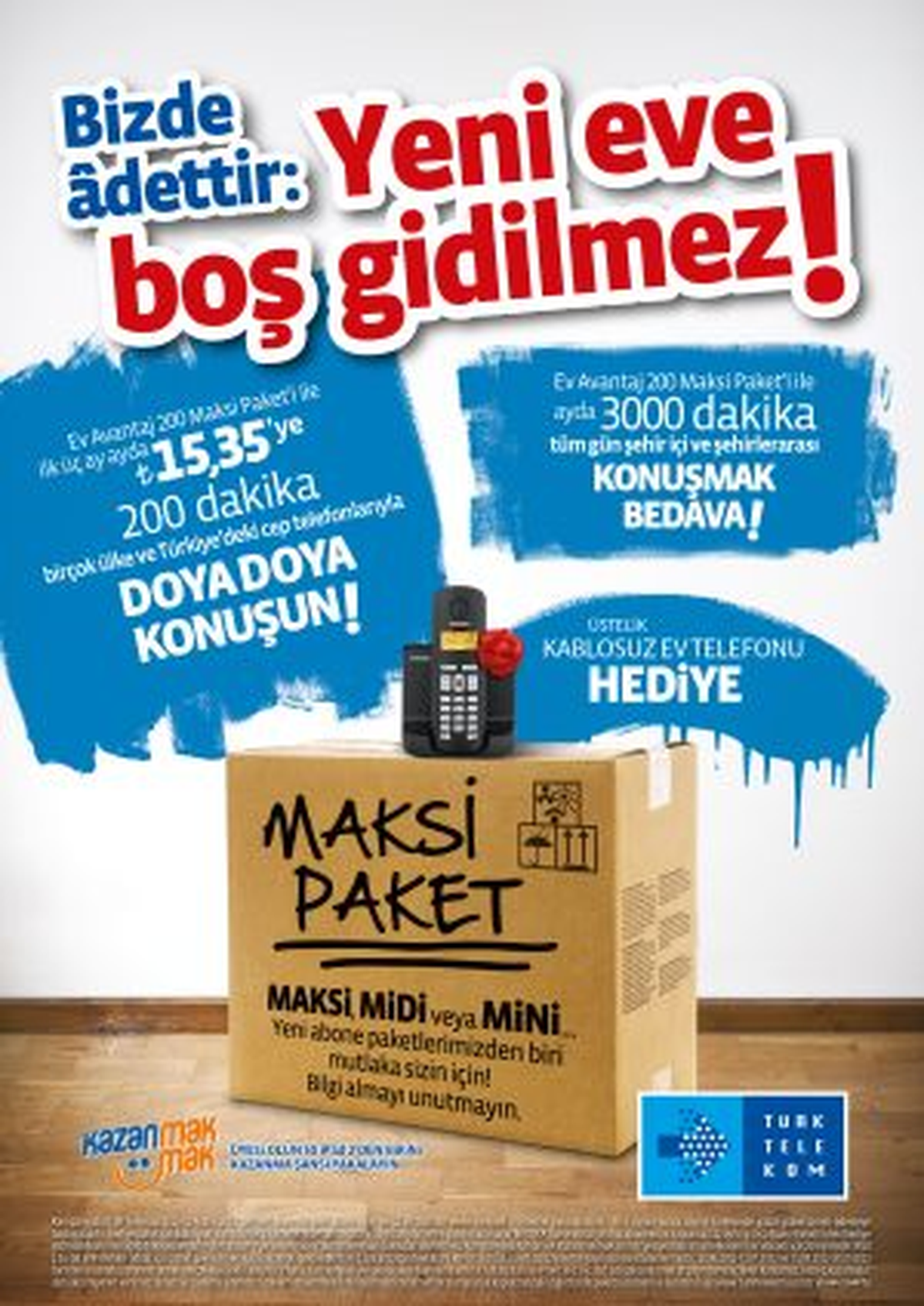 Evde Ev Telefonu Kullanılır