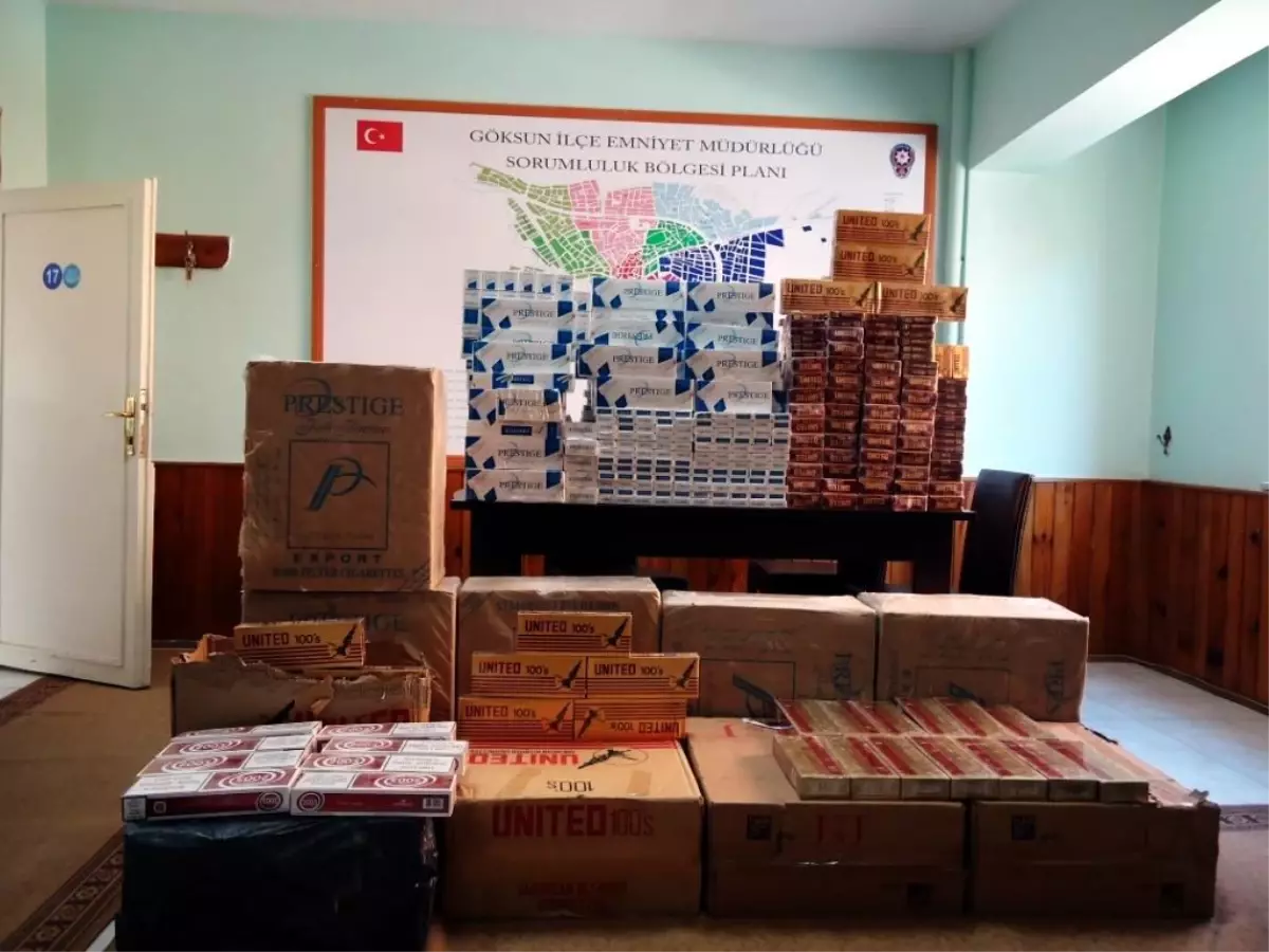 5 Bin Paket Kaçak Sigara Ele Geçirildi