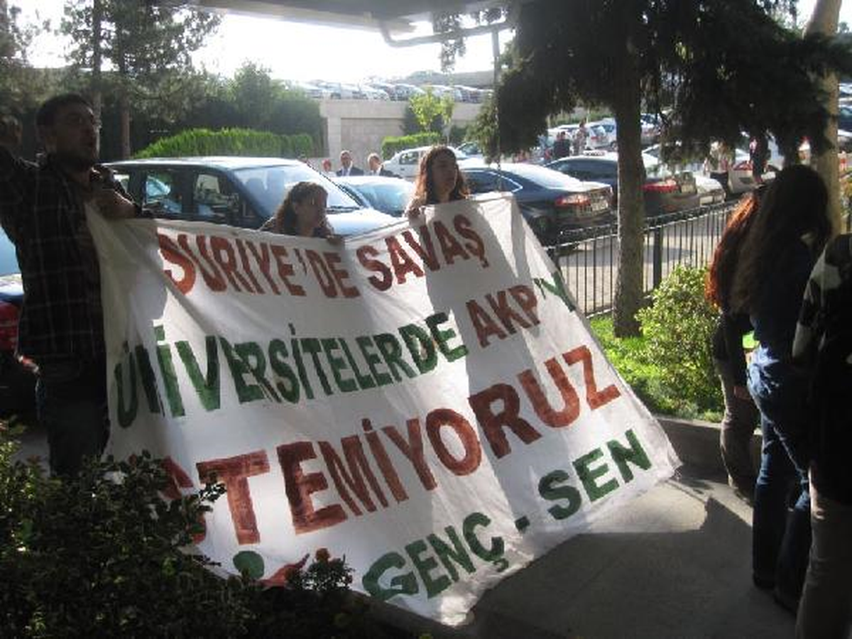 Genç-Sen Üyeleri ile Özel Güvenlikçiler Arasında Arbede