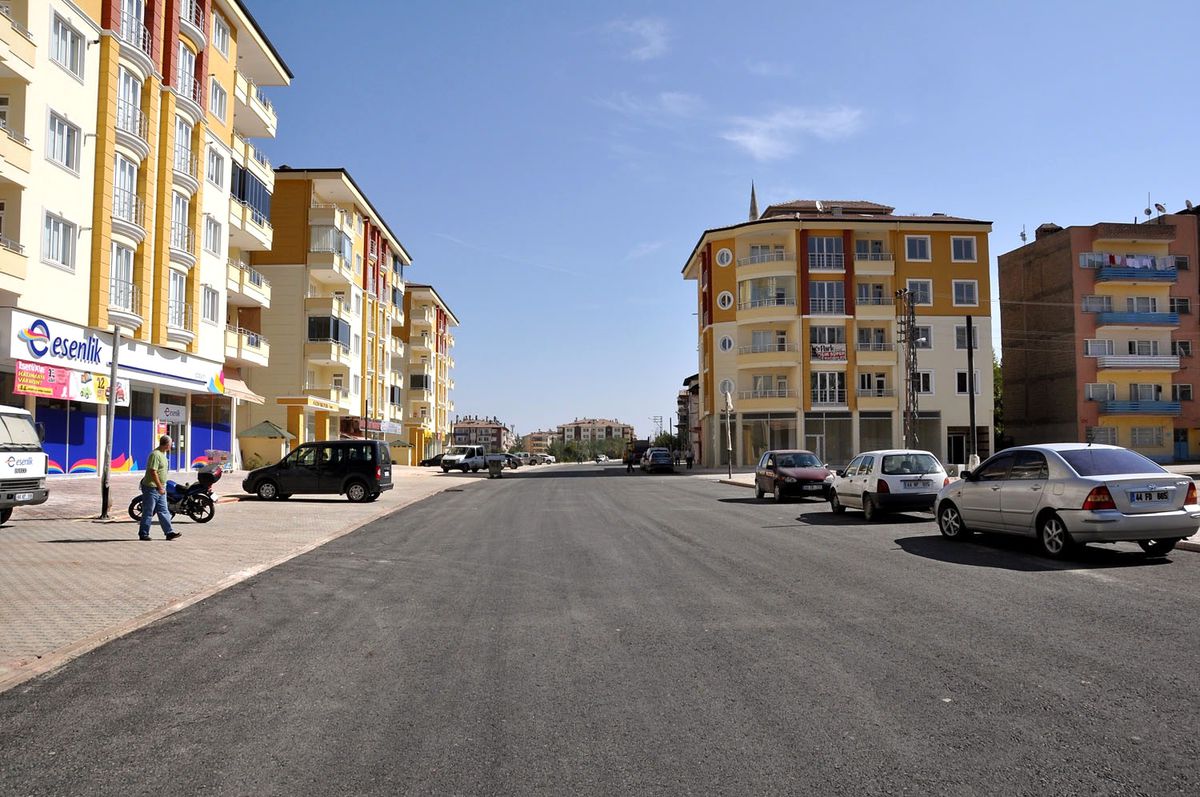 Malatya\'da Cadde Yenileme Çalışmaları