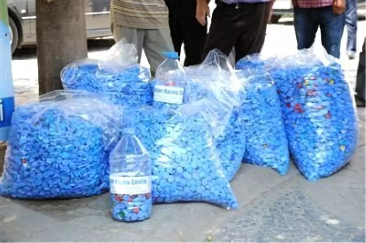 Öğrenciler 190 Kilo Mavi Kapak Topladı