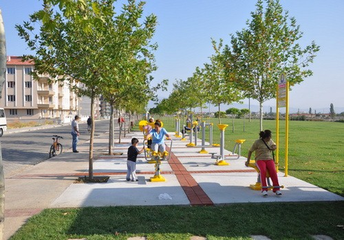 Salihli\'ye Yeni Park Alanı Kazandırıldı