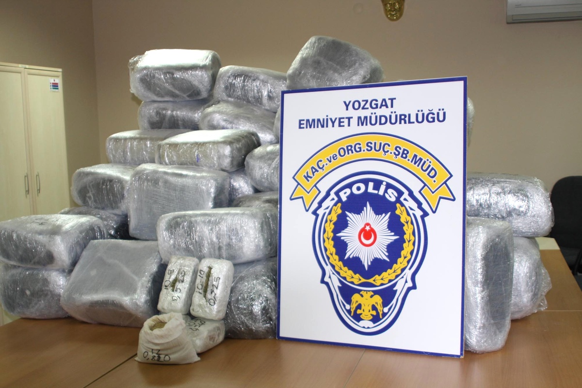 Yozgat\'ta 343 Kilogram Esrar Ele Geçirildi