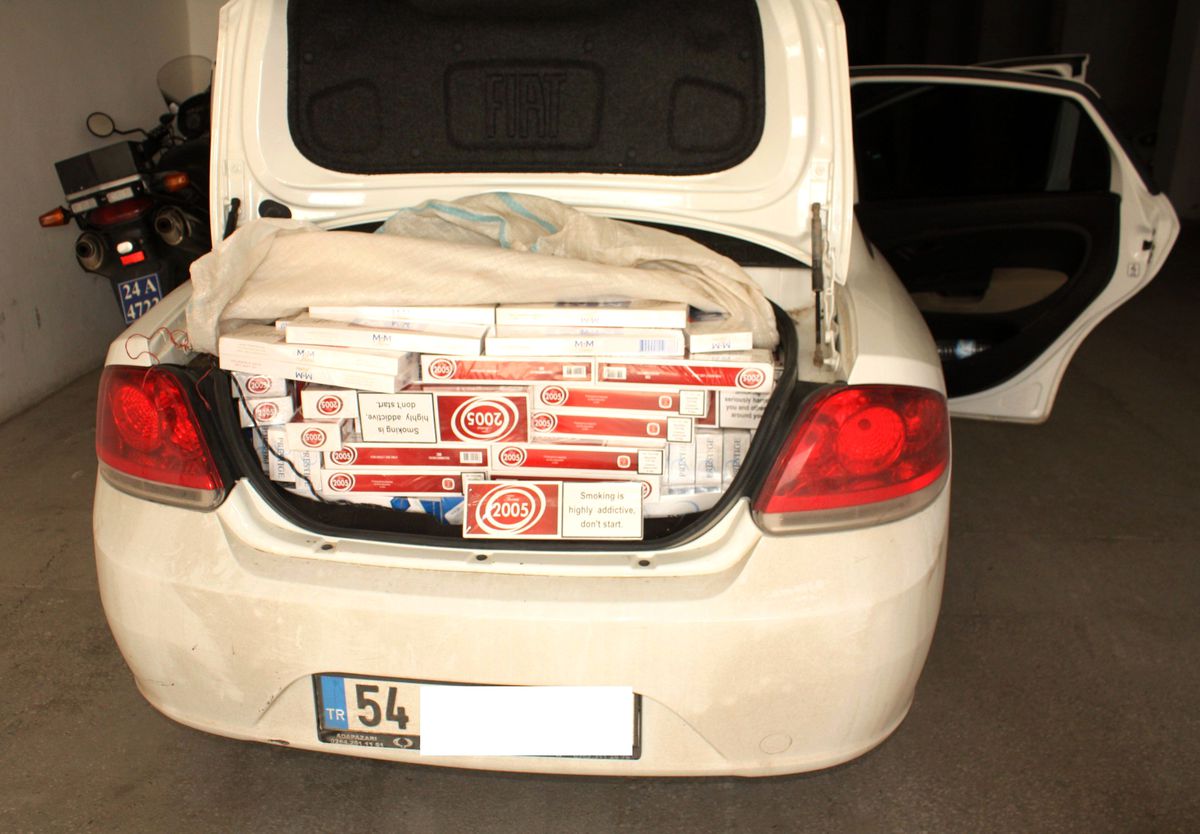 Erzincan\'da 24 Bin 480 Paket Kaçak Sigara Ele Geçirildi