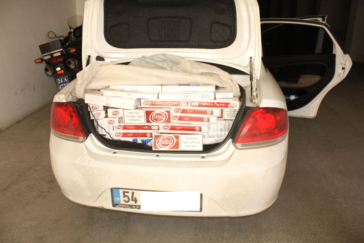 Erzincan\'da Kaçak Sigara Operasyonu