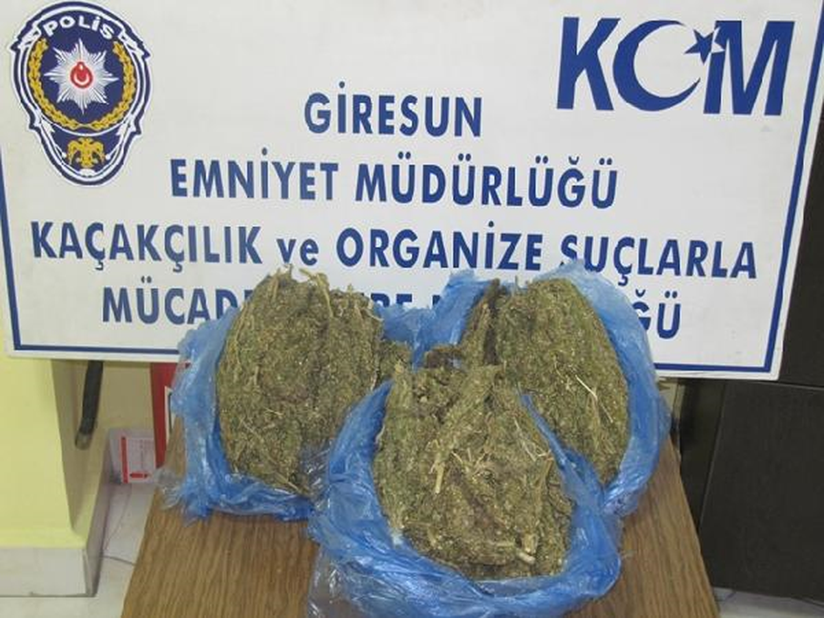 Giresun\'da 2 Lise Öğrencisi Esrar İçerken Yakalandı