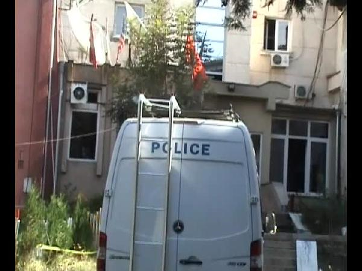 Kosova Devlet Televizyonu Rtk\'da Yangın