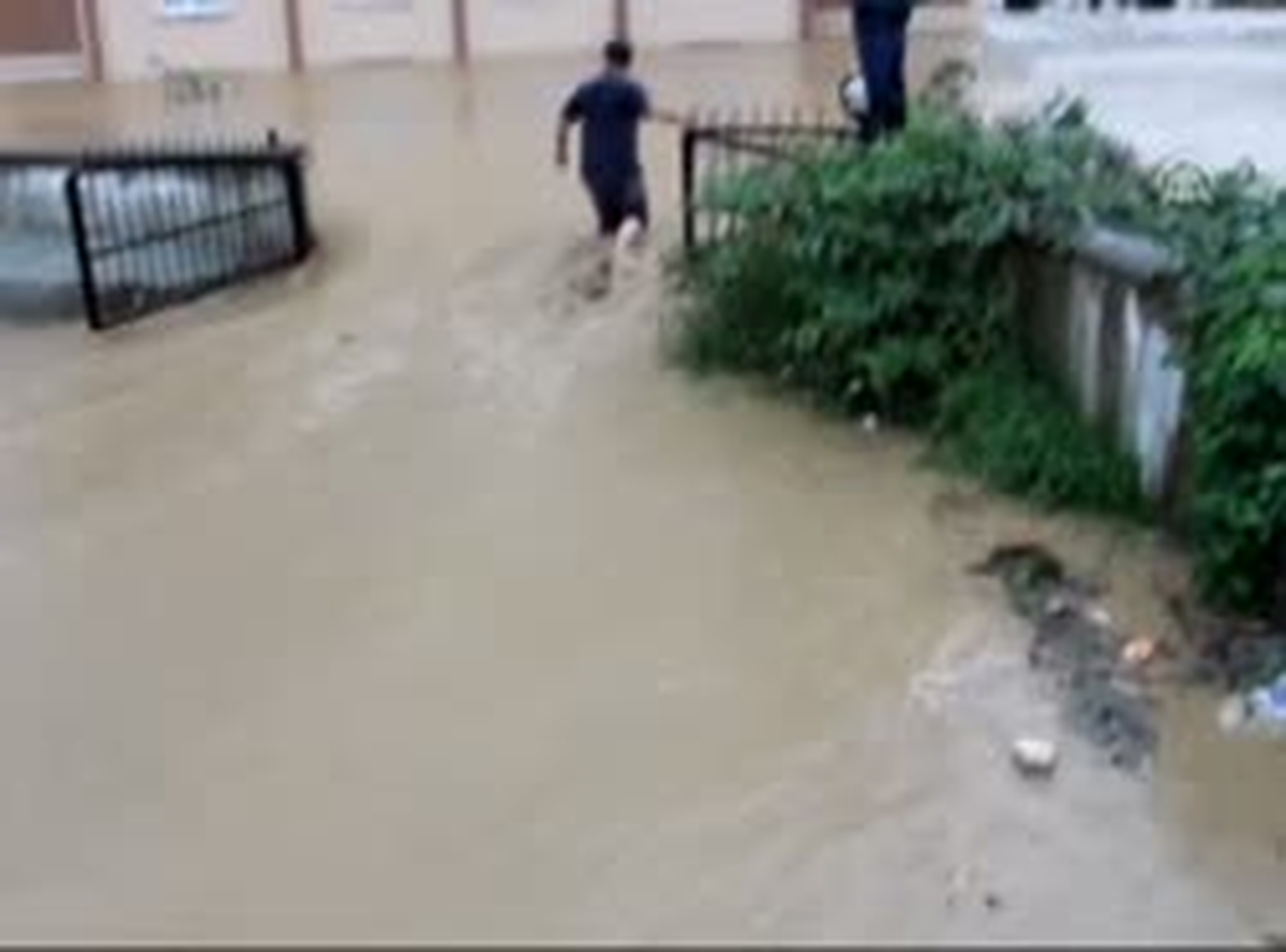 Rize\'de Hortum Oluştu