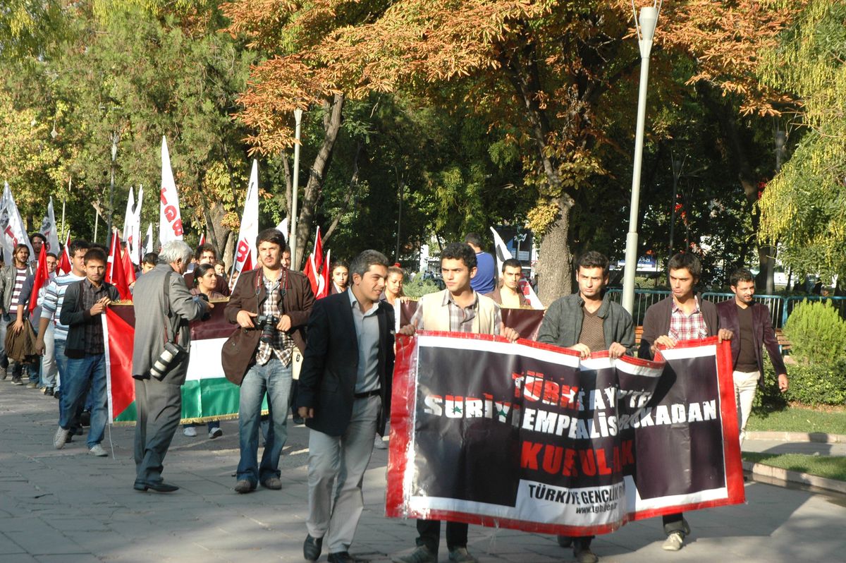 Tgb\'den Suriye Protestosu