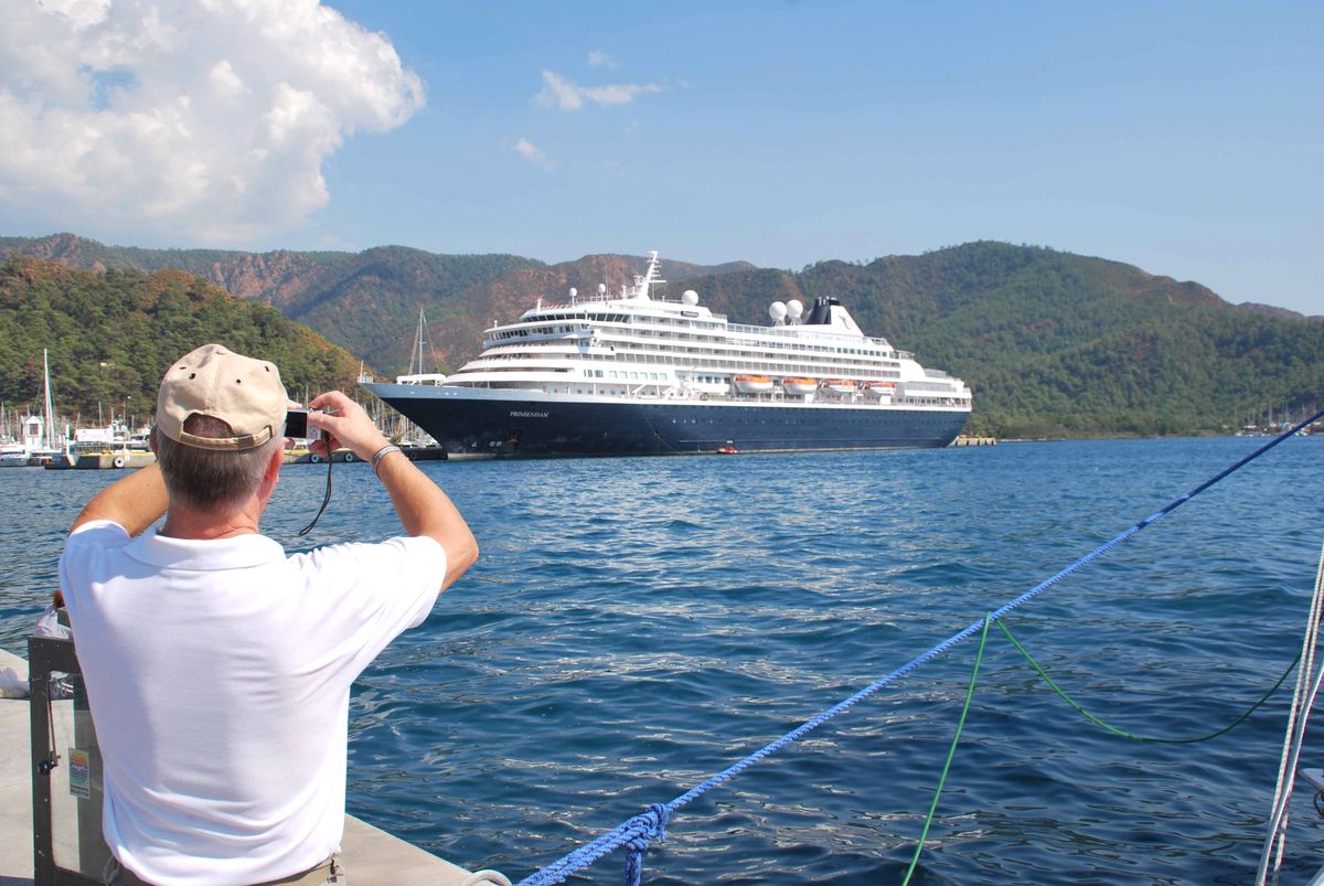 Yolcu Gemisi \'Prınsendam\' İlk Kez Marmaris\'te