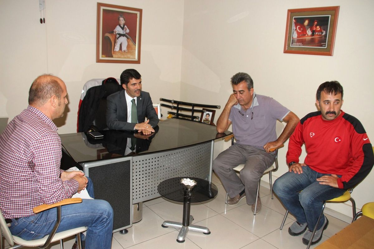 Başkan Çakır\'dan Şampiyon Sporculara Ziyaret