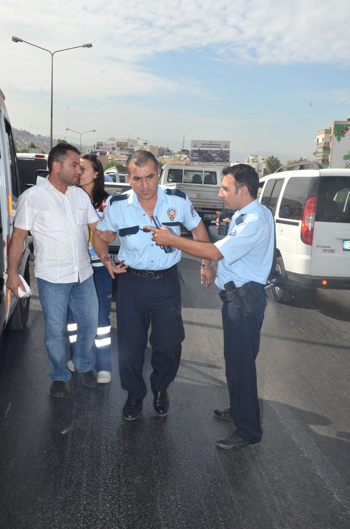 Mahkumu Taşırken Kazaya Karıştılar