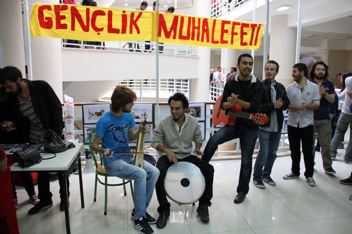 Öğrencilerden "Savaşa Hayır" Eylemi