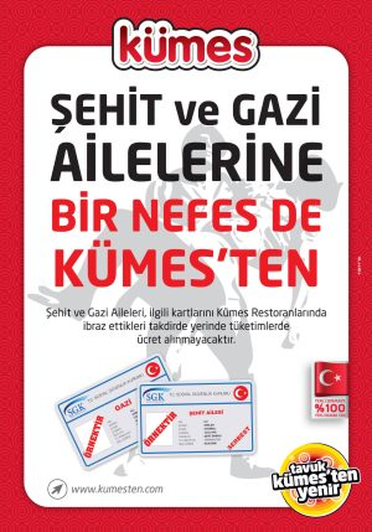 Şehit Ailesi Ücretsiz Yemek Yiyebilecek