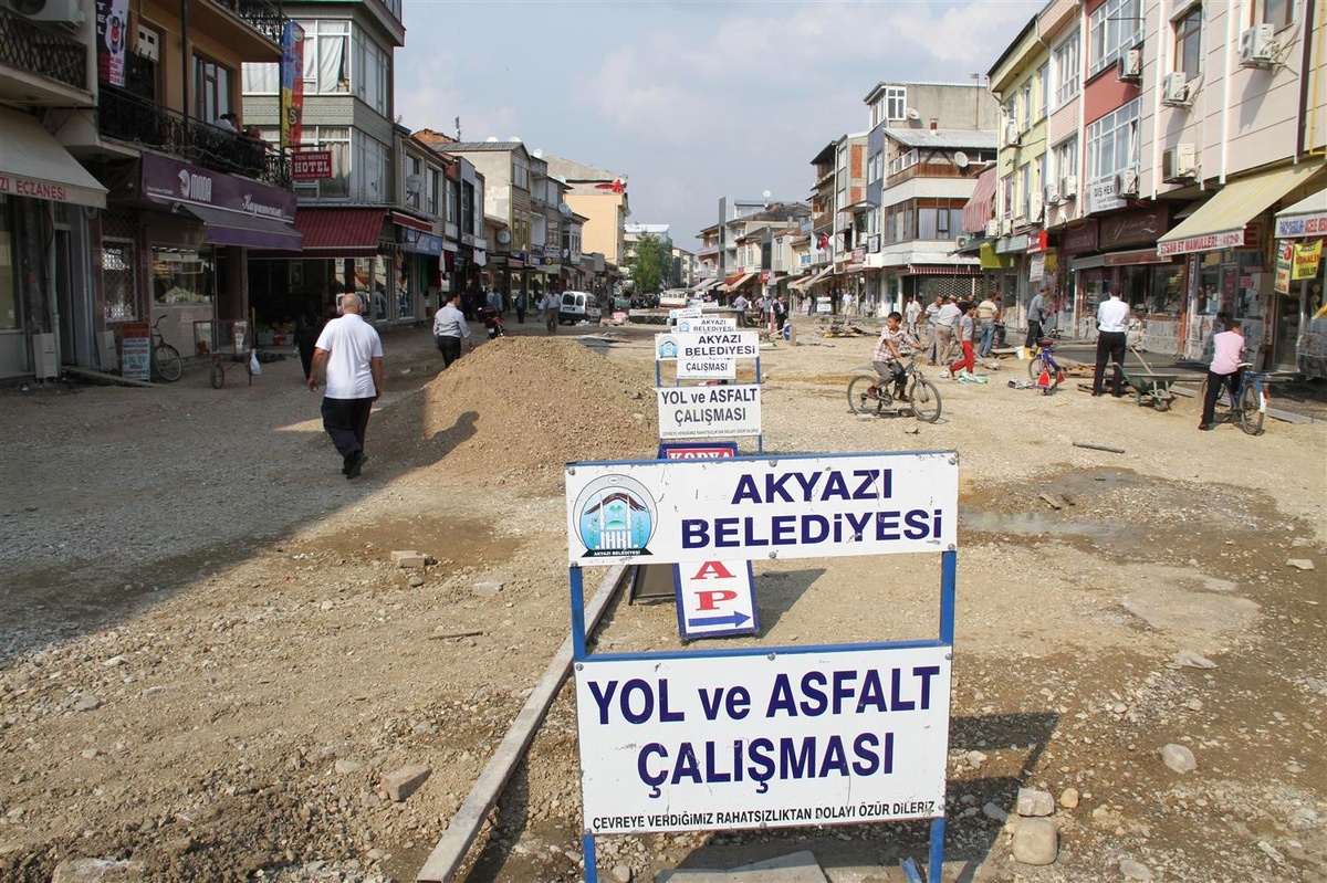 Akyazı Çarşısı Yenileniyor
