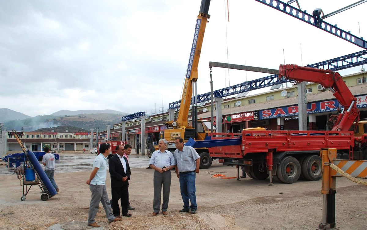 Başkan Çetinkaya Çalışmaları Yerinden İnceledi