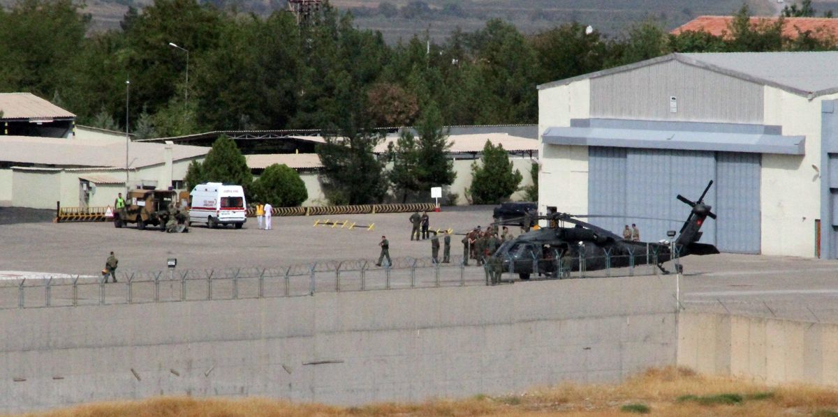 Diyarbakır\'daki Helikopter Kazası