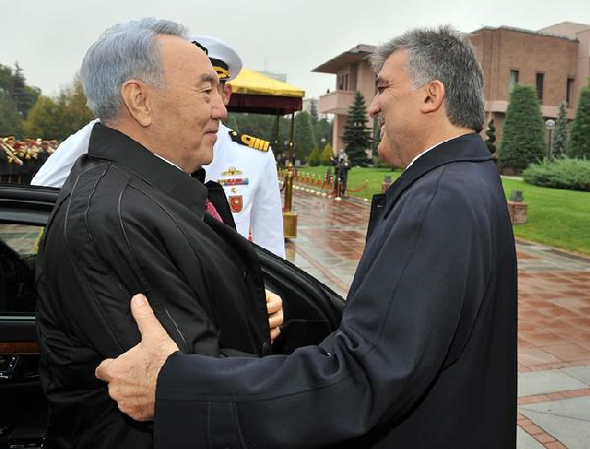 Kazakistan Cumhurbaşkanı Nazarbayev Çankaya Köşkü\'nde