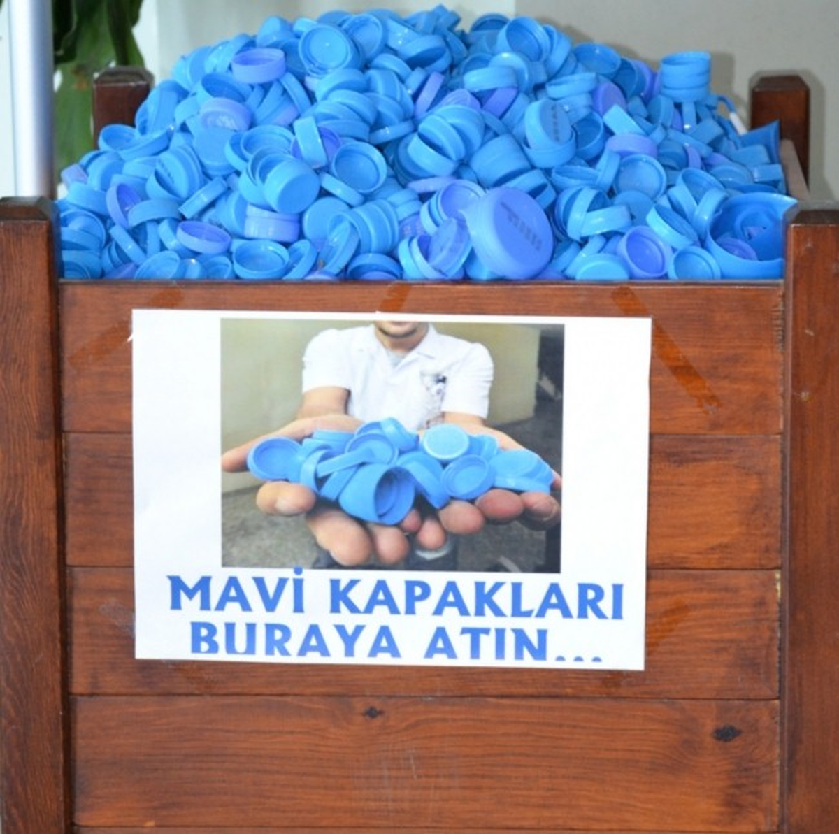 Kolej Öğrencilerden Mavi Kapak Kampanyasına Destek