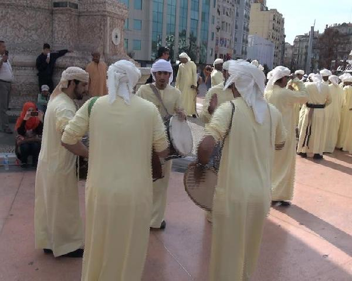 Taksim Meydanı\'nda İlgi Çeken Gösteri