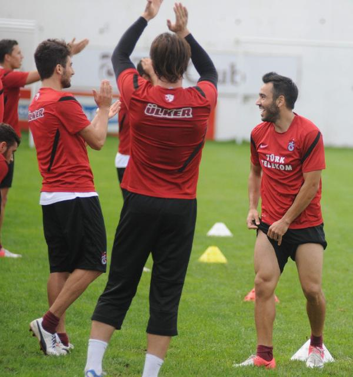 Trabzonspor\'da Kahkahalı İdman
