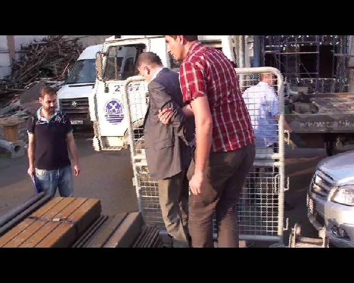 Çekiciyle Emniyete Geldi