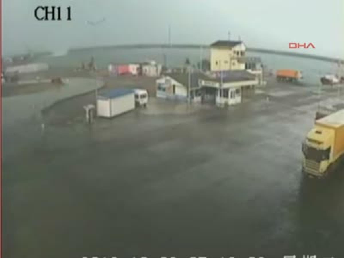 Rize\'de Dehşetin Görüntüleri