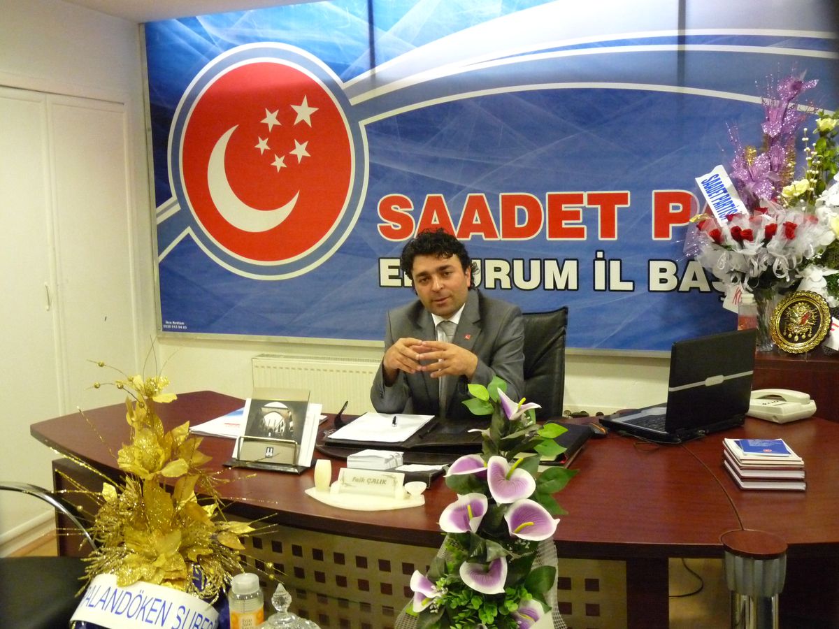 Saadet Partisi Erzurum İl Başkanı Faik Çalık Açıklaması