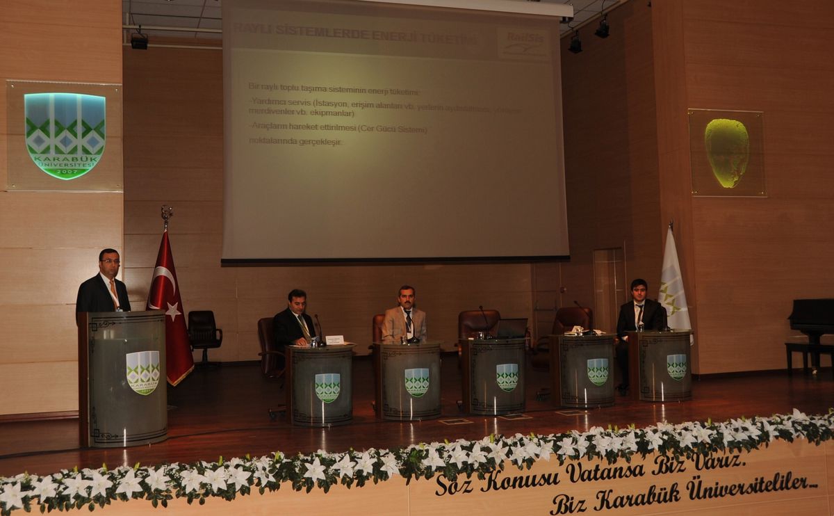 1.uluslararası Raylı Sistemler Mühendisliği Çalıştayı Devam Ediyor