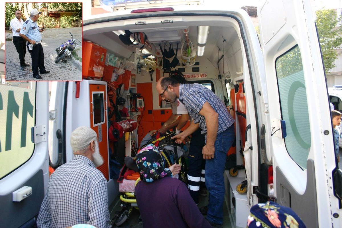 Ehliyetsiz Sürücü Motosiklet Terörü Estirdi: 2 Yaralı