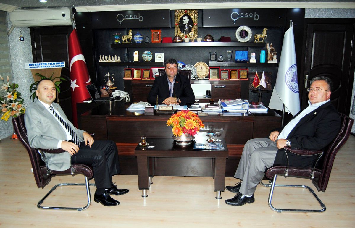 Kosgeb Çorum Şube Müdürü Dursunoğlu\'ndan Çesob\'a Ziyaret