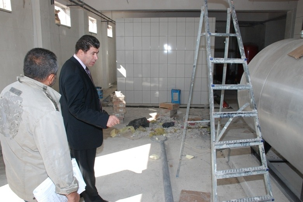 Milli Eğitim Müdürü Okul İnşaatlarını Denetledi