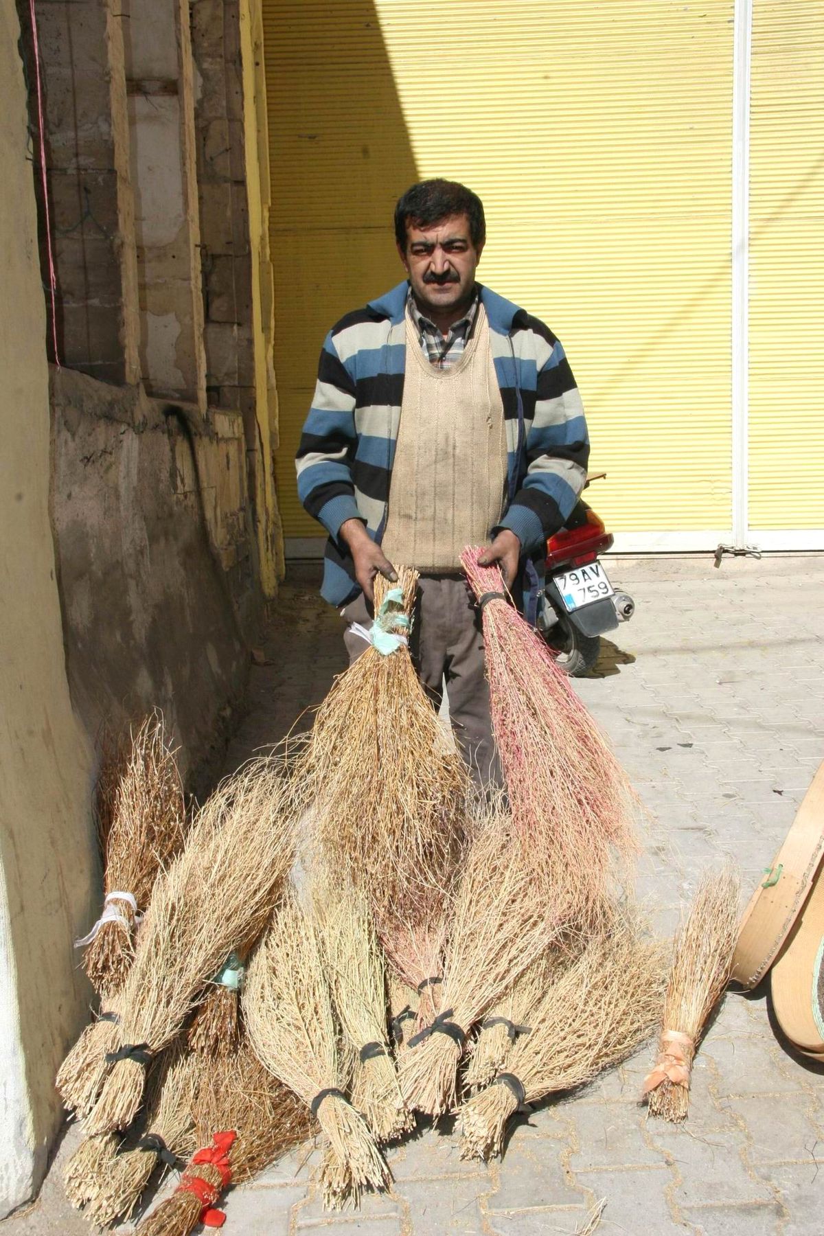 Zeytin Hasadının Başlaması Nedeniyle Çalı Süpürgesi Satışı Başladı