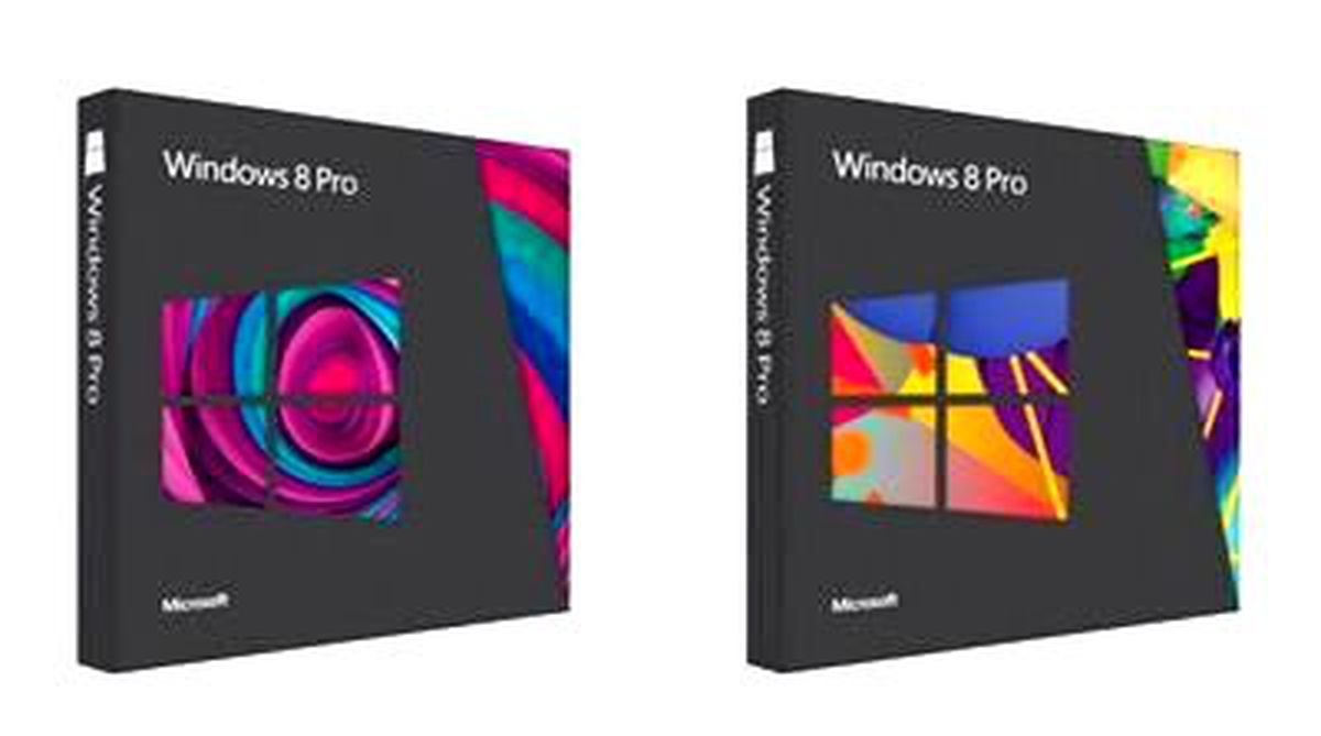 İşte Windows 8 kutuları!