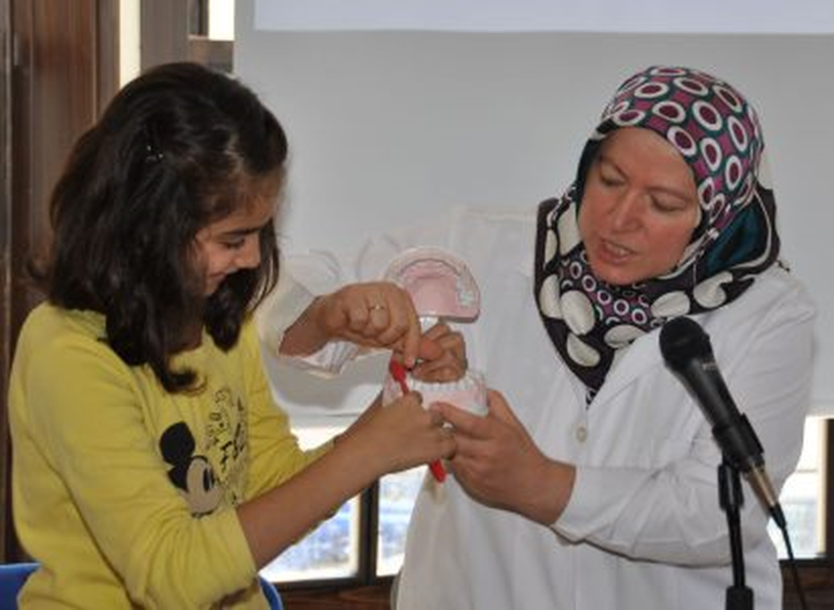 Melekbaba\'da Ağız ve Diş Sağlığı Semineri