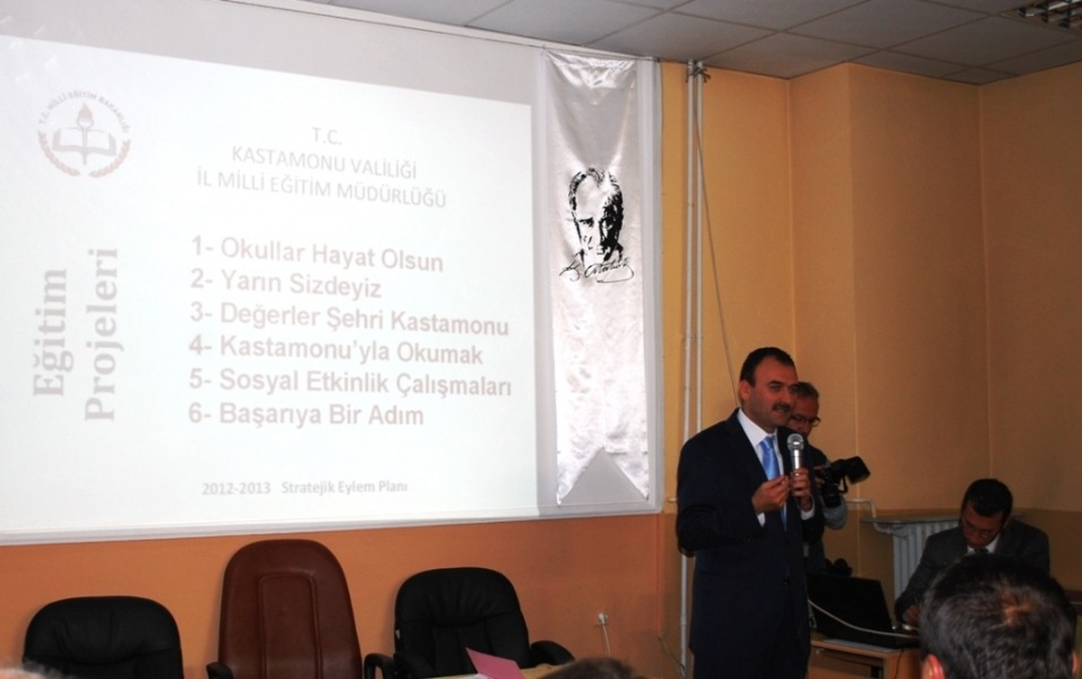 Milli Eğitim\'den Proje Tanıtım Toplantısı Araç\'ta Devam Etti