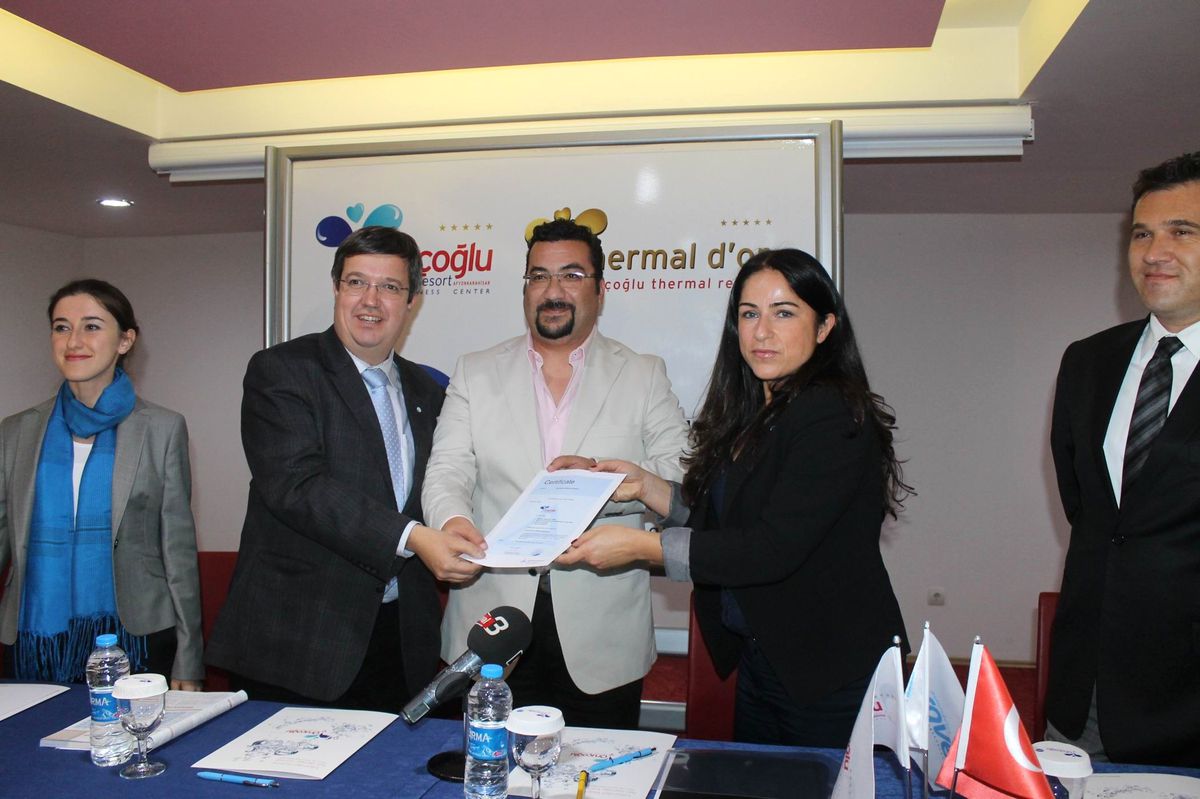 Oruçoğlu Termal Otel, Almanya\'dan Akreditasyon Aldı
