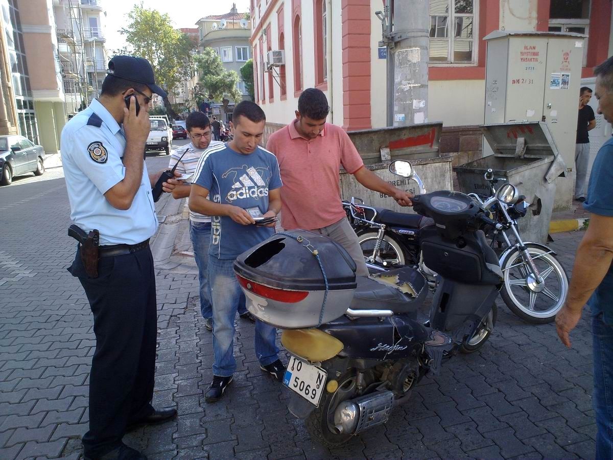 Edremit\'te Polis Motosikletlere Savaş Açtı