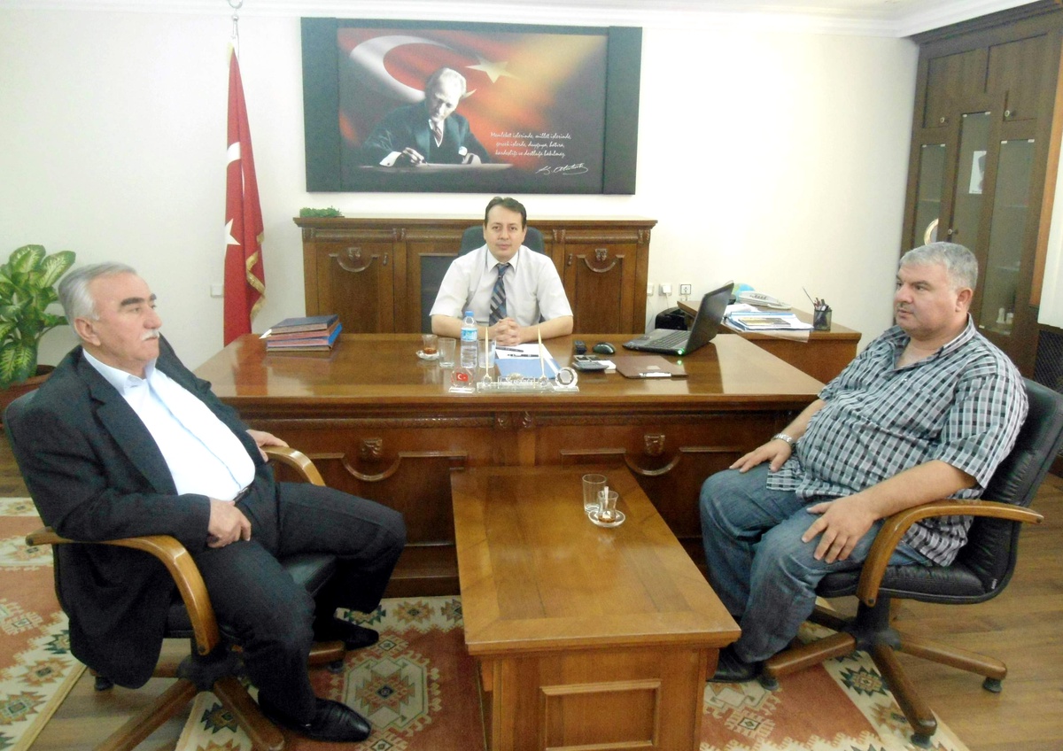 Kıymaz, Kaymakam İsmail Sündük\'ü Ziyaret Etti
